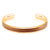 Diana Walnut - Gold Bangle